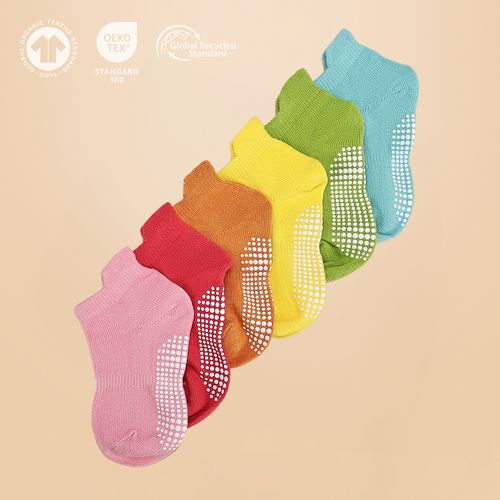 Chaussettes antidérapantes - Lot de 6