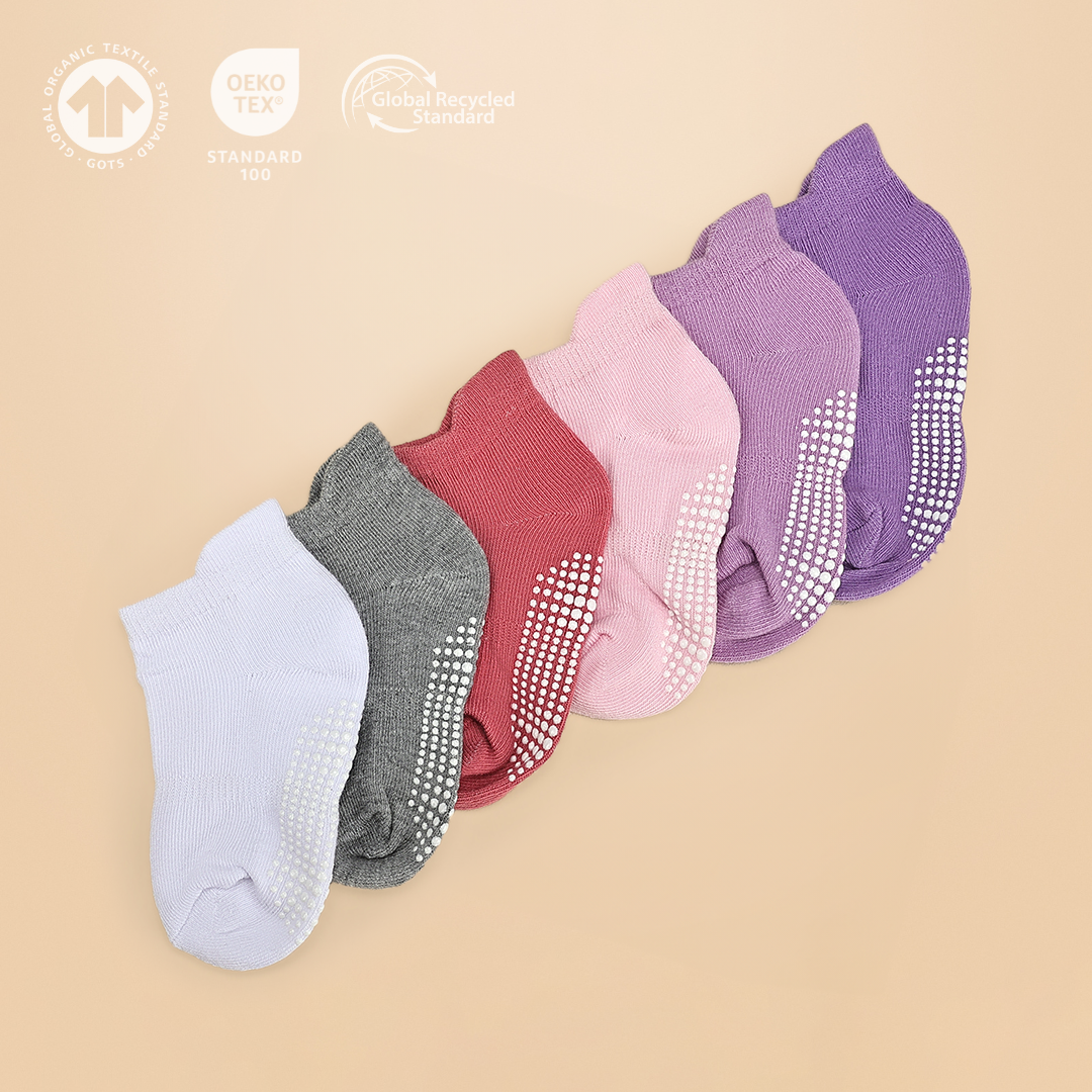 Chaussettes antidérapantes - Lot de 6